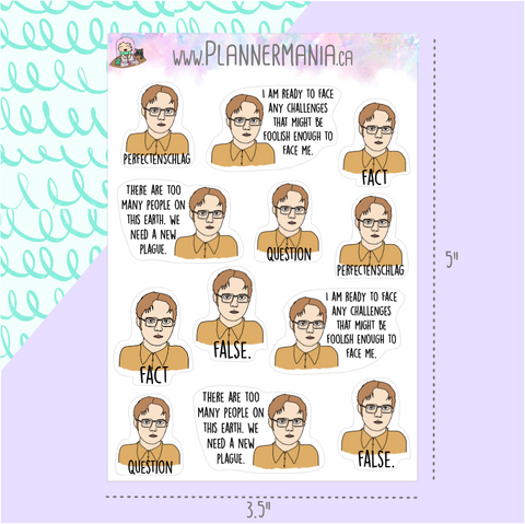 Dwight Schrute Stickers