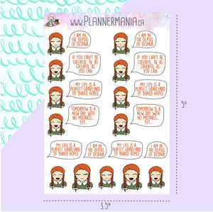 Anne of Green Gables Stickers