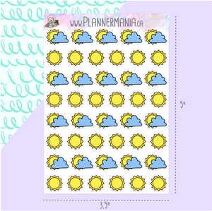 Good Weather Planner Stickers
