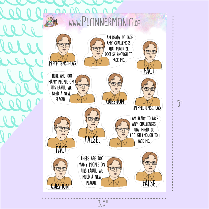 Dwight Schrute Stickers