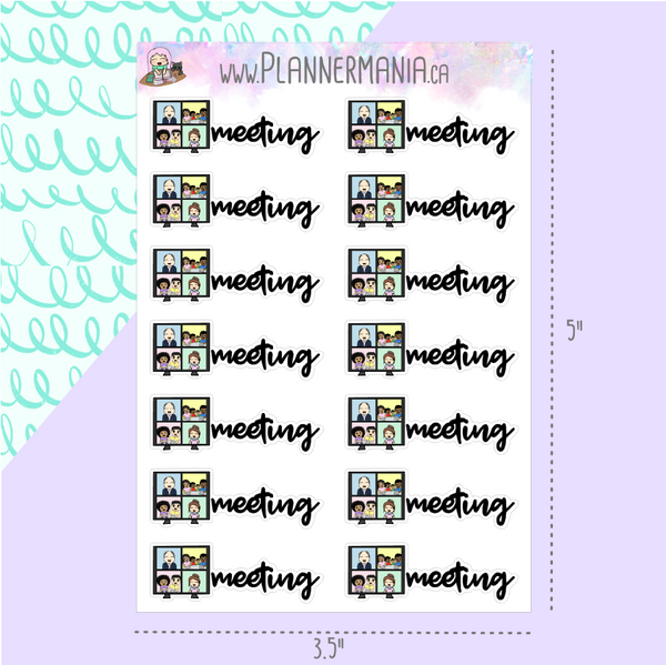 Zoom Meeting Stickers