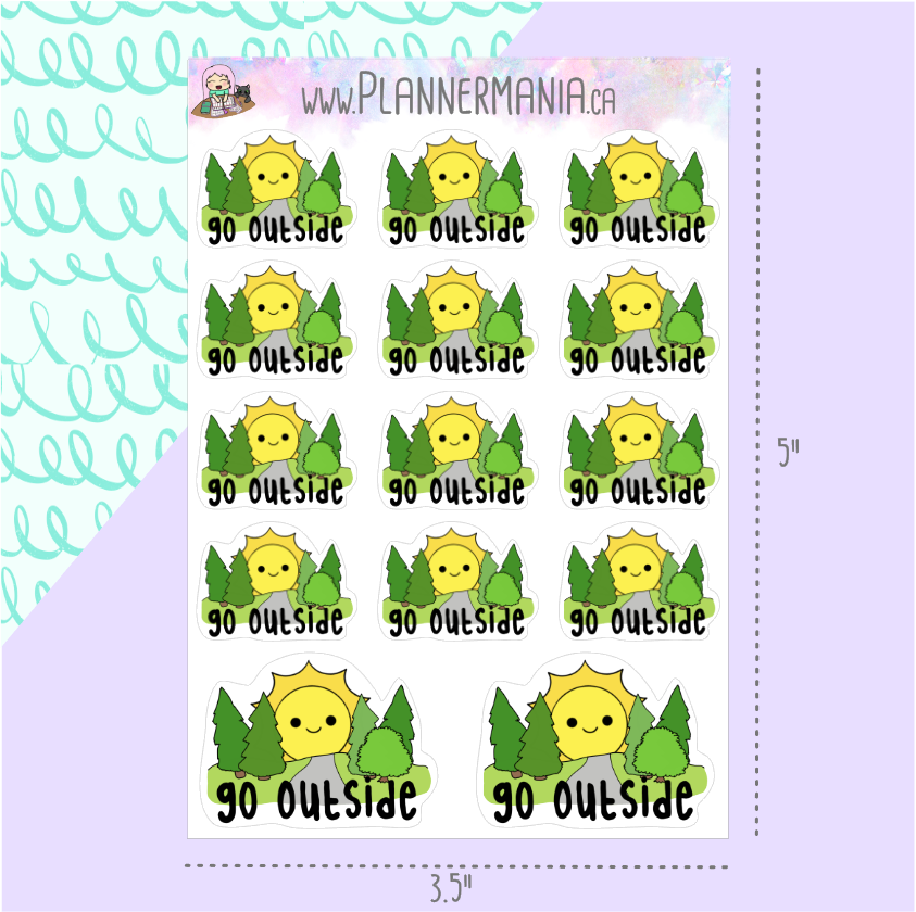 Go Outside Stickers