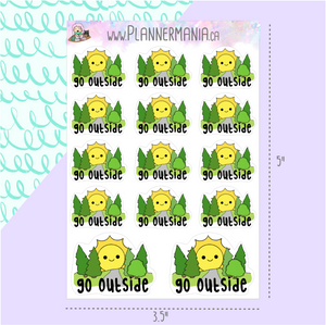 Go Outside Stickers