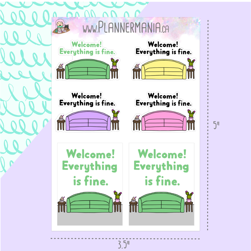 The Good Place - Welcome! Everything is Fine! Stickers