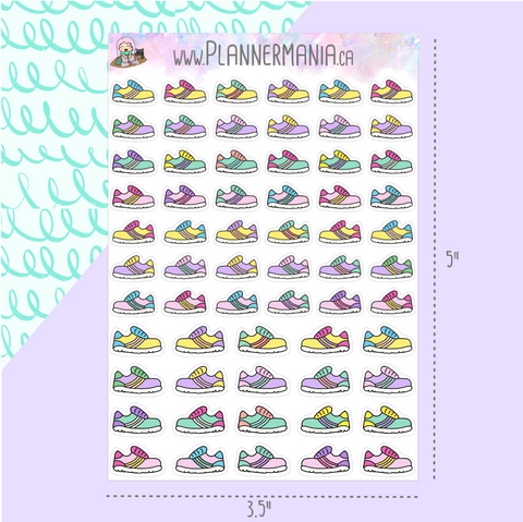 Running Shoes, Tennis Shoes, Sneakers Stickers