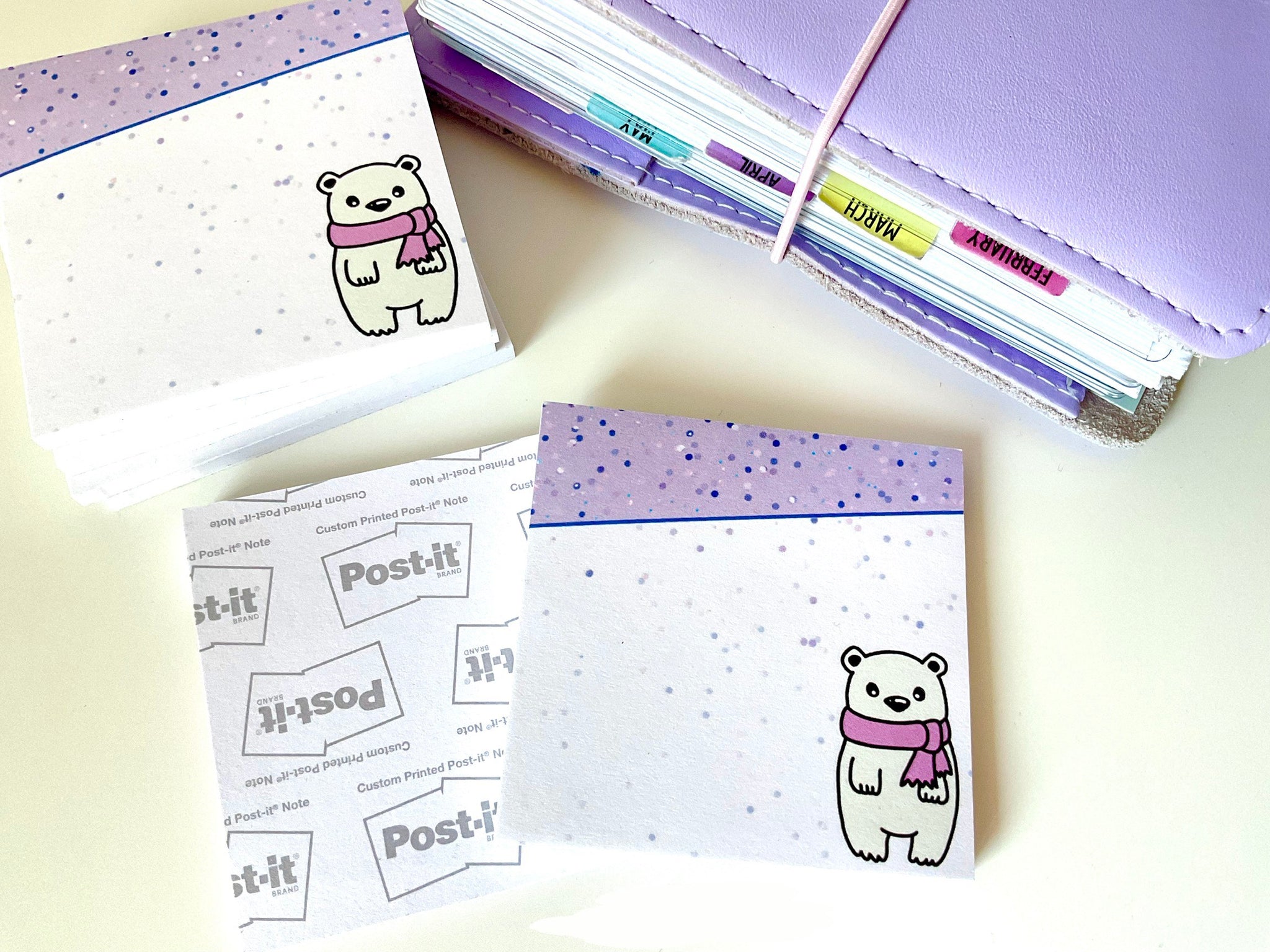 Polar Bear Post-It Notes