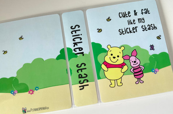 Sticker Album - Top Loading 4X6 - Pooh and Piglet