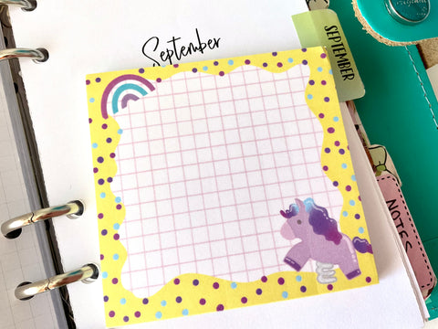 Spring Toy Horsey Post-It Notes