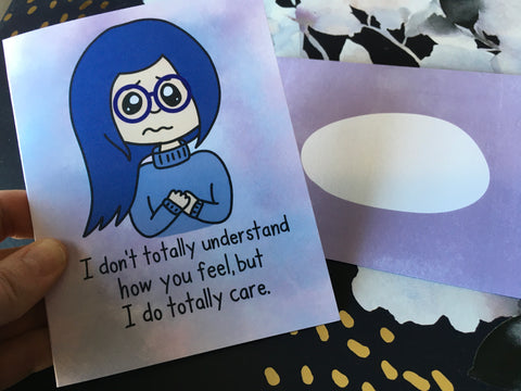 Greeting Card - Empathy and Encouragement from Sadness