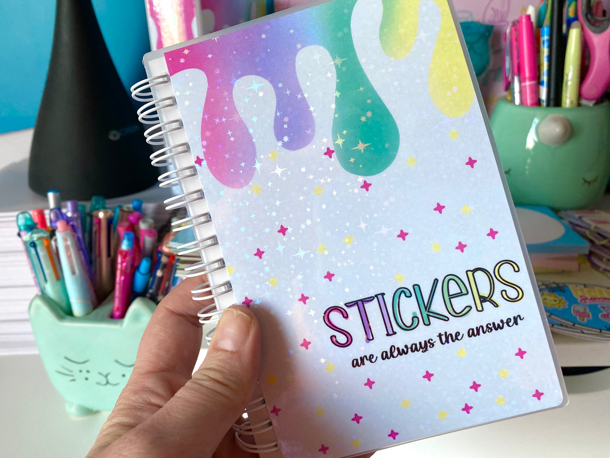 Sticker Album - Reusable 4X6 - Stickers Are Always the Answer