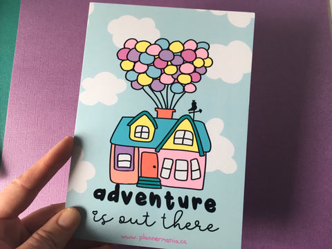 Adventure is Out There Post Card